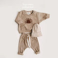 Load image into Gallery viewer, Kyle Unisex Spring Baby 2 Piece Sweatsuit Set. This dynamic duo features an adorable long-sleeved sweatshirt paired with cozy pants, giving your little one an instant dose of charm.
