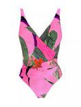 Load image into Gallery viewer, Violet Women's One-piece Slimming Vacation Beach Hot Springs Bikini Set and or Sarong
